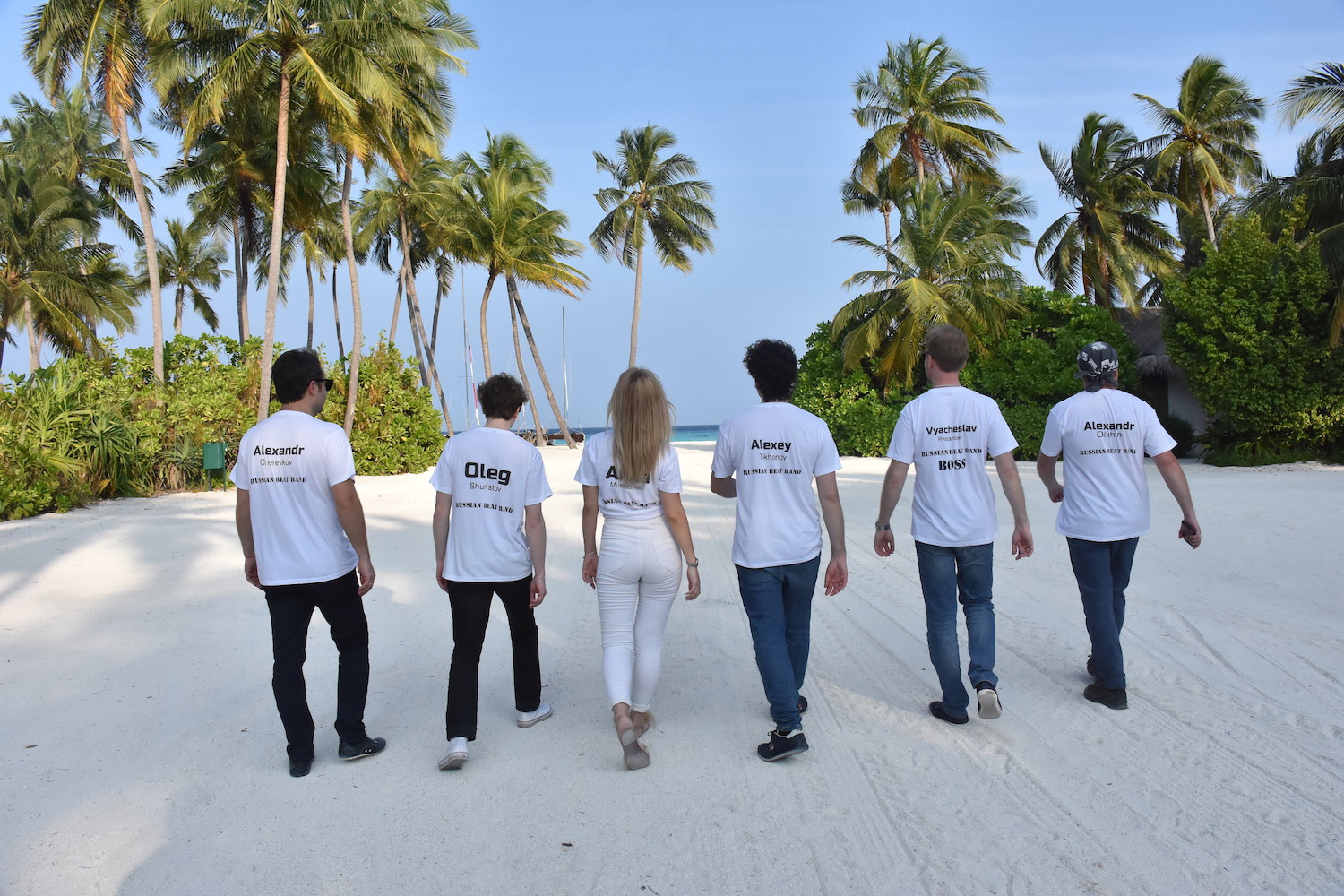 Кавер группа «Русский Бит» на Мальдивах 2018